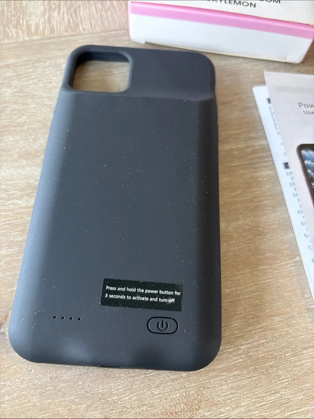 Luxy Lemon Ultra Battery Case - Black